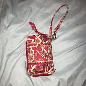 VERABRADLEY red wallet clutch